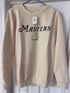 2026 Masters Tournament Crewneck Cream Pullover Sweatshirt!!🔥🔥🔥